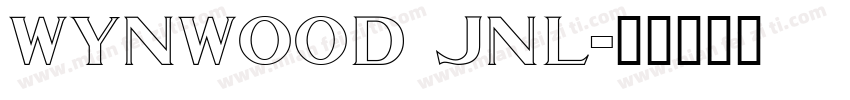 Wynwood JNL字体转换